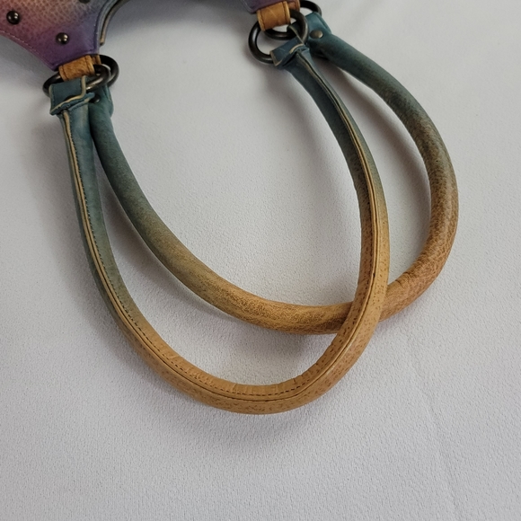 Anuschka Tiger And Rose Genuine Leather Purse - Picture 6 of 16